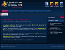 Tablet Screenshot of akademia-mm.pl
